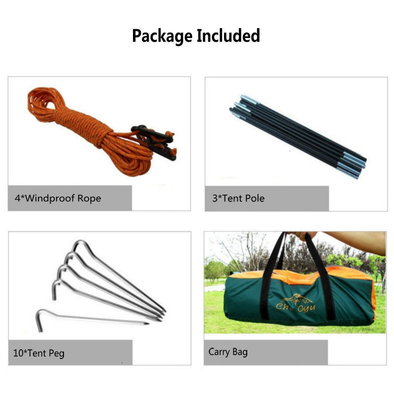 Cheap Goat Tents Waterproof Camping Hiking Fishing Tent Separated Dual Layer Travel Tent 4 Season Anti UV Beach Tent for 3 4 Person Family Tents 